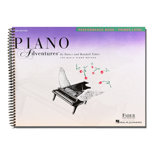 Piano Adventures: Performance Book - Primer Level, 2nd Edition | Beginner Piano Songbook | 28 Solo Pieces with Teacher Duets | Piano Sheet Music for Early Learners | Faber Piano Practice Book   (Spiral bound)