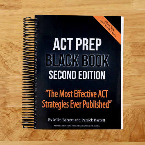 ACT Prep Black Book: The Most Effective ACT Strategies Ever Published (Spiral bound) Happy Coil spiral bound book