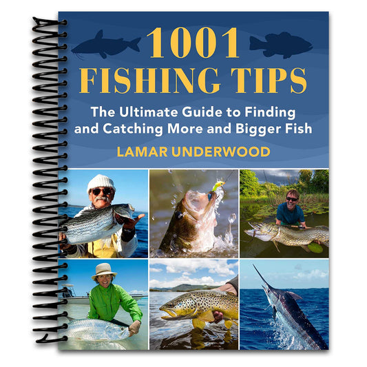 1001 Fishing Tips: The Ultimate Guide to Finding and Catching More and Bigger Fish (Spiral bound) Happy Coil spiral bound book