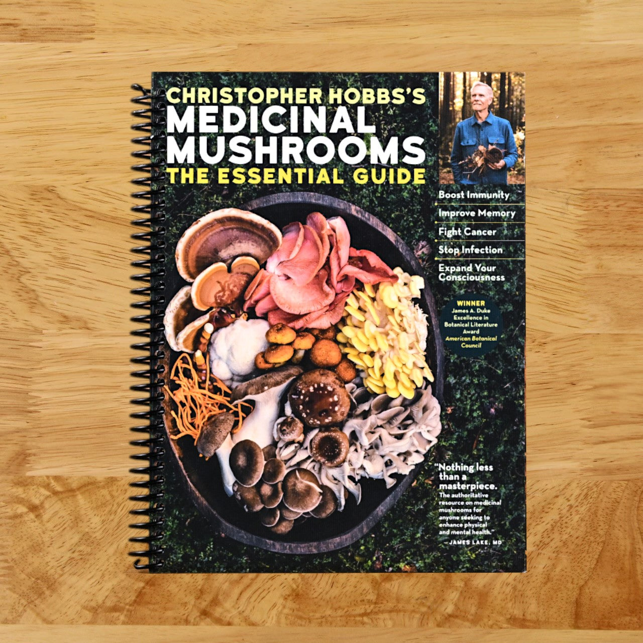 Christopher Hobbs's Medicinal Mushrooms: The Essential Guide: Boost Immunity, Improve Memory, Fight Cancer, Stop Infection, and Expand Your Consciousness  (Spiral bound)