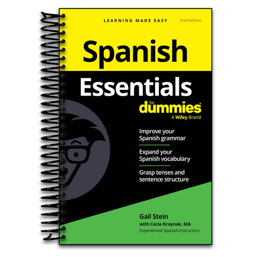 Spanish Essentials For Dummies (For Dummies (Language & Literature)) (Spiral bound) Happy Coil spiral bound book