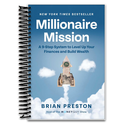 Millionaire Mission: A 9-Step System to Level Up Your Finances and Build Wealth (Spiral bound) Happy Coil spiral bound book