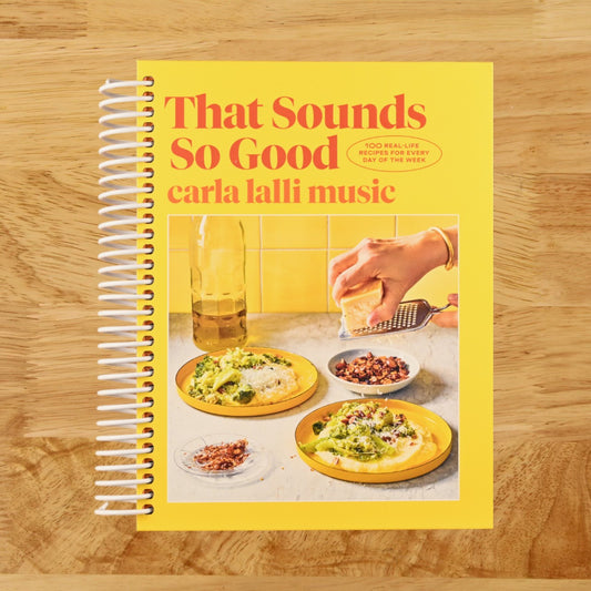 That Sounds So Good: 100 Real-Life Recipes for Every Day of the Week: A Cookbook (Spiral bound) Happy Coil spiral bound book