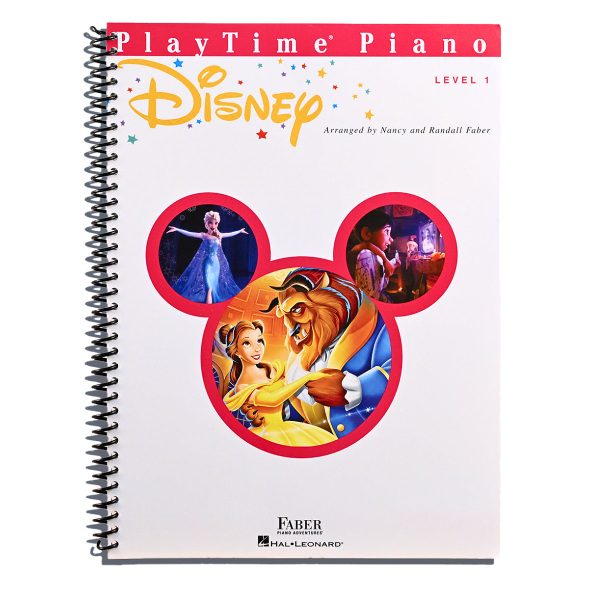 PlayTime Piano: Disney - Level 1 | Beginner Piano Method | Sheet Music with Easy Disney Songs for Young Pianists | Fun Piano Songbook for Practice and Performance | Faber Piano Book for Kids   (Spiral bound)
