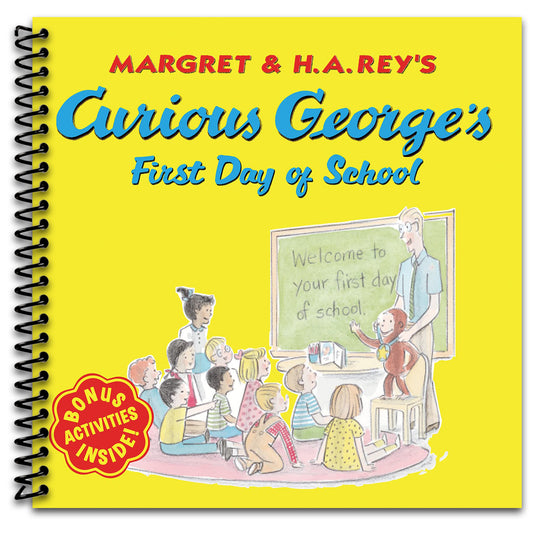 Curious George's First Day of School   (Spiral bound)