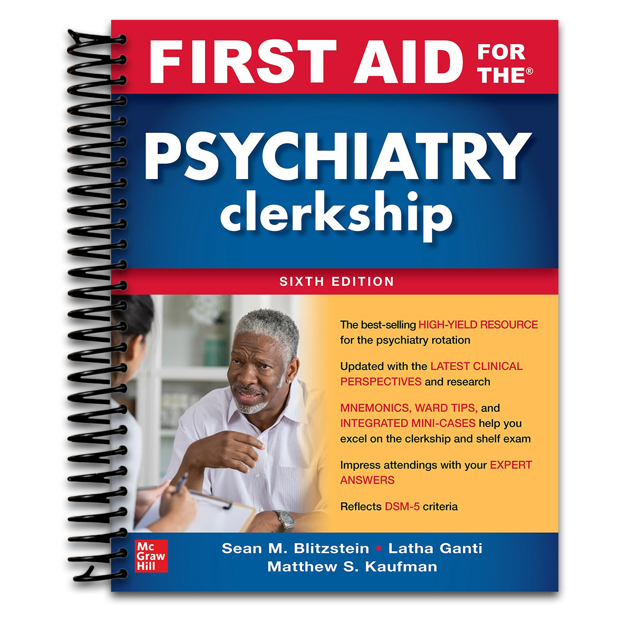 First Aid for the Psychiatry Clerkship, Sixth Edition   (Spiral bound)