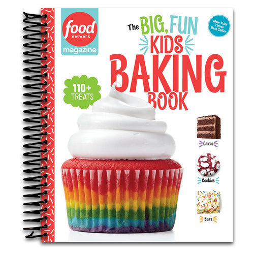 Food Network Magazine The Big, Fun Kids Baking Book: 110+ Recipes for Young Bakers (Food Network Magazine's Kids Cookbooks)   (Spiral bound)
