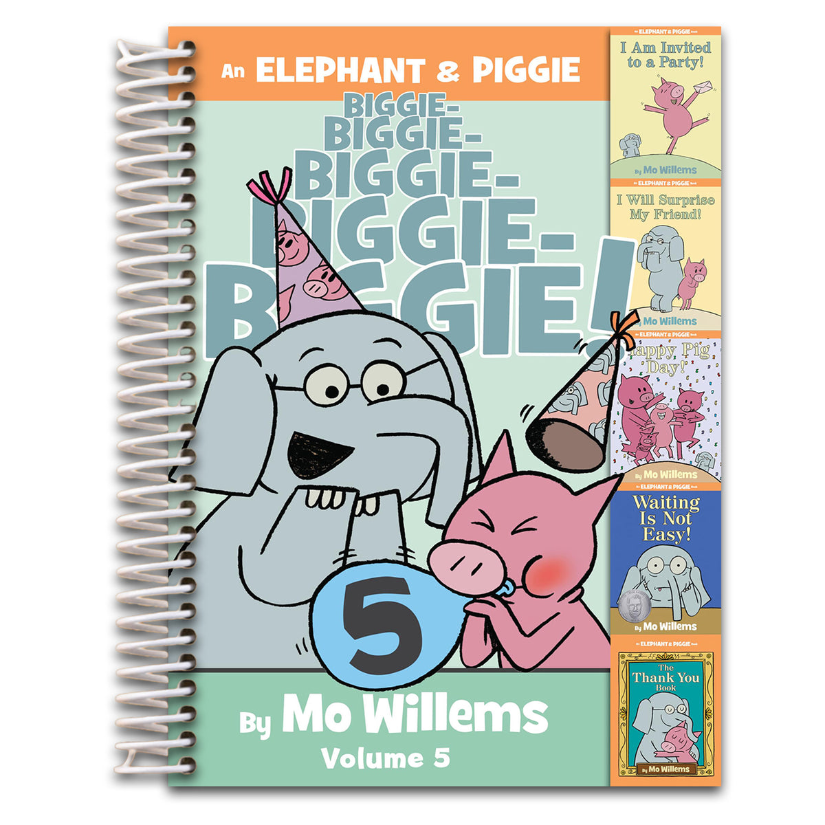An Elephant & Piggie Biggie! Volume 5 (An Elephant and Piggie Book)   (Spiral bound)