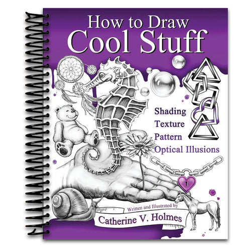 How to Draw Cool Stuff: Shading, Textures and Optical Illusions (Spiral bound) Happy Coil spiral bound book