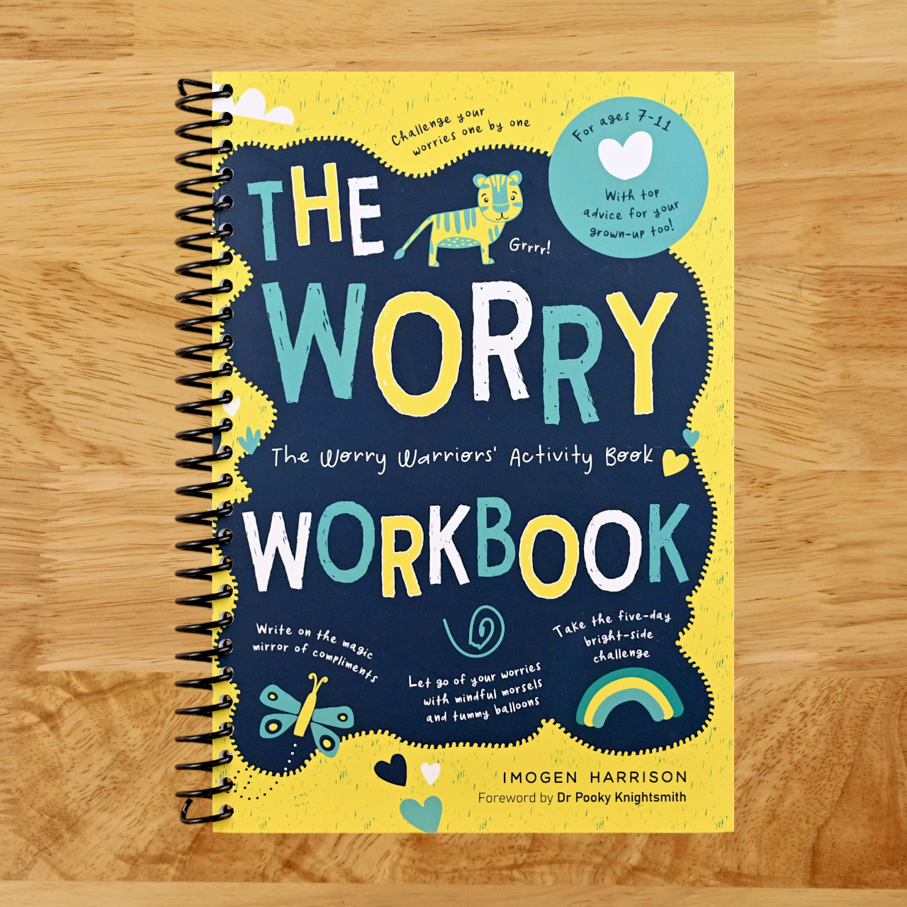 Worry Workbook: A Kid's Activity Book for Dealing with Anxiety (Big Feelings, Little Workbooks)   (Spiral bound)