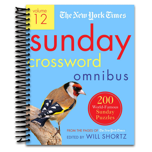 The New York Times Sunday Crossword Omnibus Volume 12: 200 World-Famous Sunday Puzzles from the Pages of The New York Times (Spiral bound) Happy Coil spiral bound book