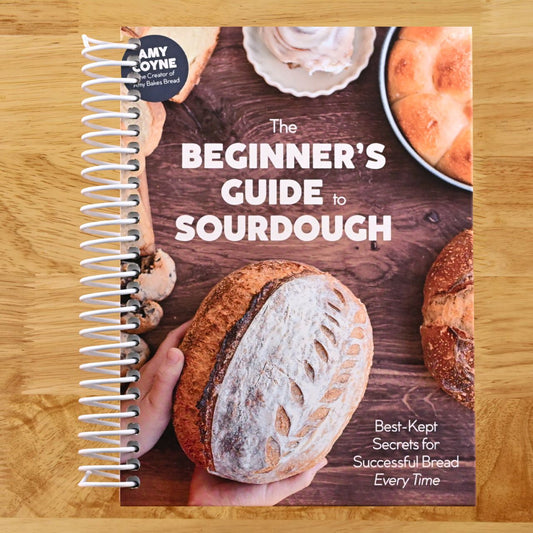 The Beginner's Guide to Sourdough: Best-Kept Secrets for Successful Bread Every Time﻿ (Spiral bound) Happy Coil spiral bound book