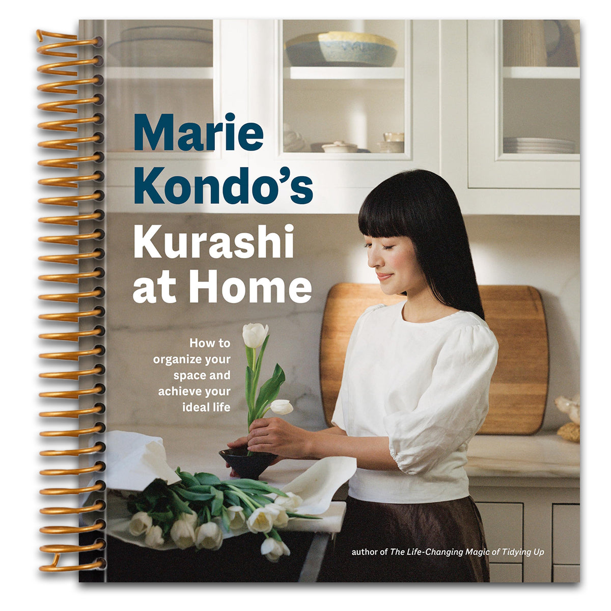 Marie Kondo's Kurashi at Home: How to Organize Your Space and Achieve Your Ideal Life (Spiral bound) Happy Coil spiral bound book