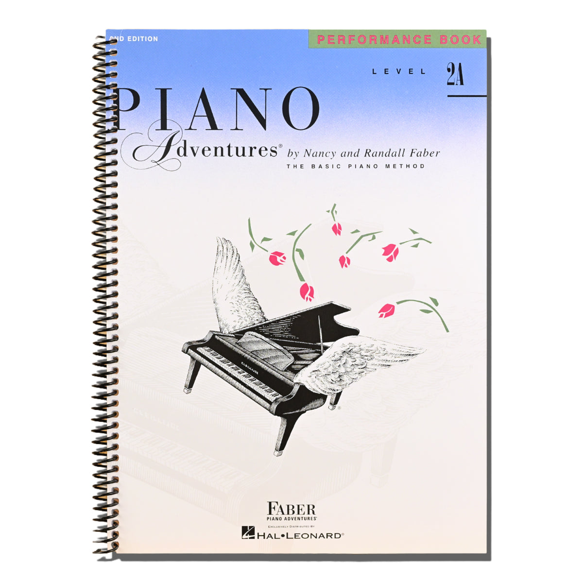 Piano Adventures: Performance Book - Level 2A, 2nd Edition | Late Elementary Piano Sheet Music for Kids and Students | Faber Piano Method Book with Classical, Folk, and Original Solo Pieces   (Spiral bound)