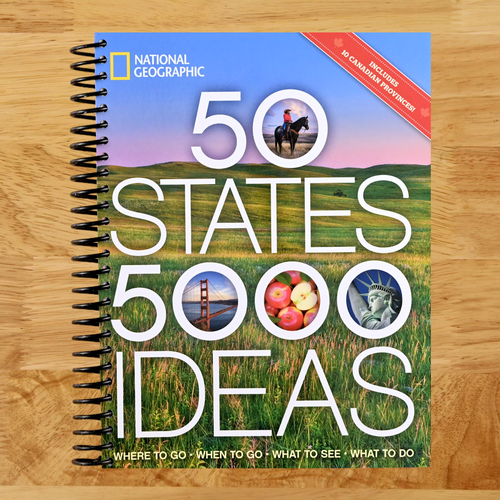 50 States, 5,000 Ideas: Where to Go, When to Go, What to See, What to Do (Spiral bound) Happy Coil spiral bound book