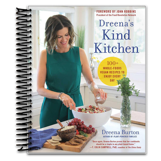 Dreena's Kind Kitchen: 100 Whole-Foods Vegan Recipes to Enjoy Every Day   (Spiral bound)