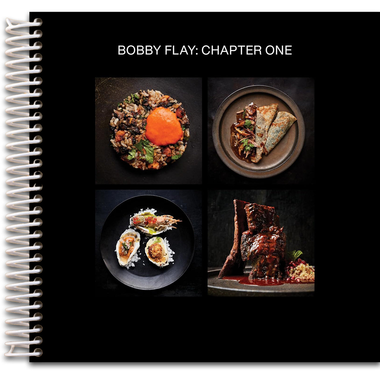 Bobby Flay: Chapter One: Iconic Recipes and Inspirations from a Groundbreaking American Chef: A Cookbook (Spiral bound) Happy Coil spiral bound book