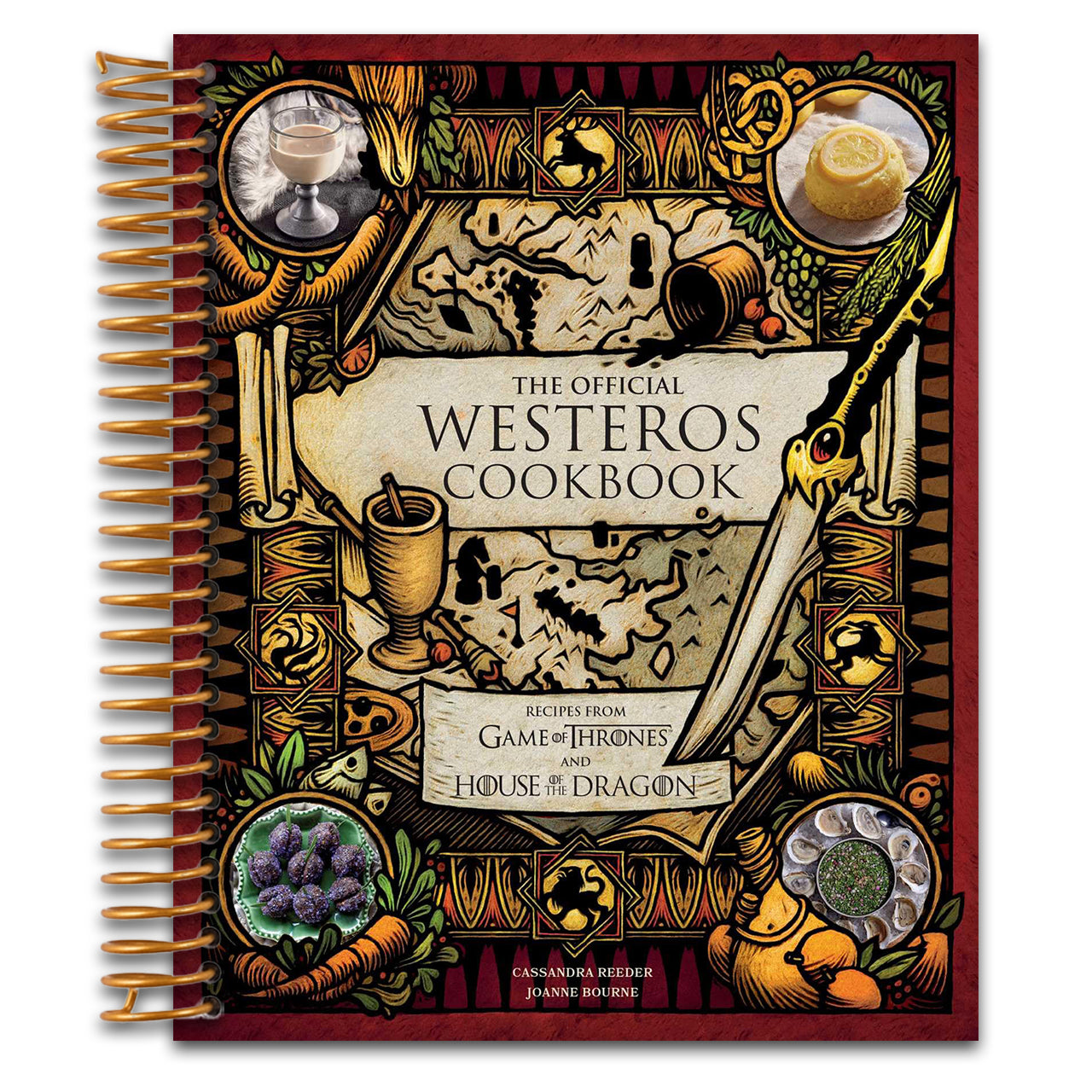 The Official Westeros Cookbook: Recipes from Game of Thrones and House of the Dragon (Spiral bound) Happy Coil spiral bound book