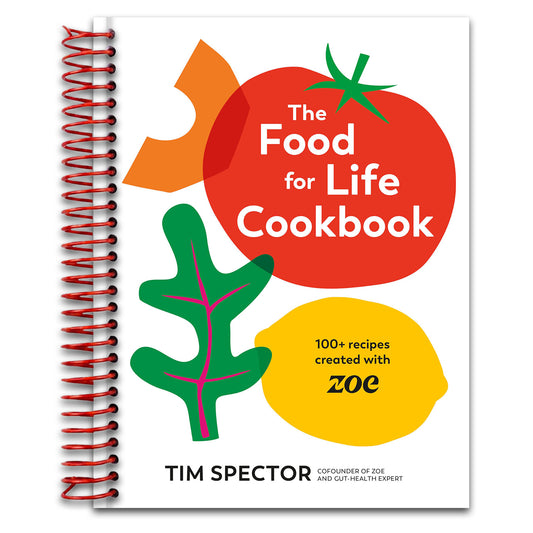 The Food for Life Cookbook: 100+ Recipes Created with ZOE [A Gut Health Cookbook] (Spiral bound) Happy Coil spiral bound book