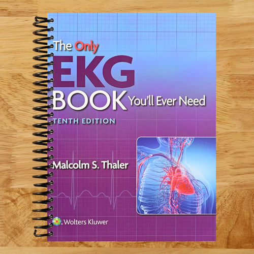 The Only EKG Book You’ll Ever Need (Spiral bound) Happy Coil spiral bound book