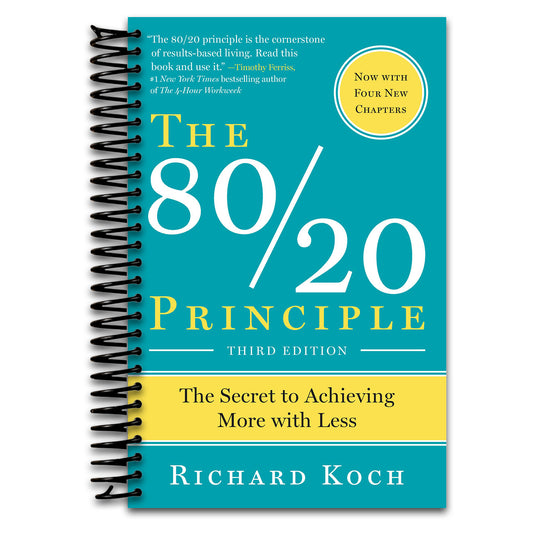 The 80/20 Principle: The Secret to Achieving More with Less   (Spiral bound)