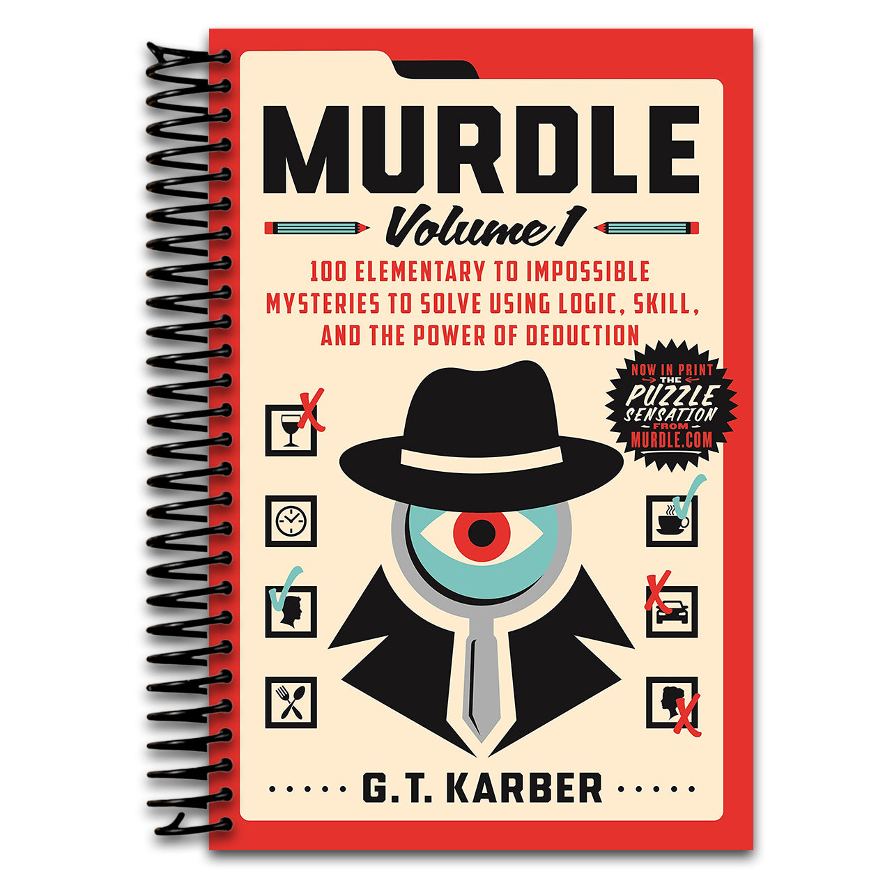 Murdle: Volume 1 (Spiral bound) Happy Coil spiral bound book