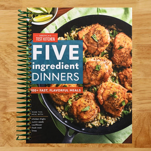 Five-Ingredient Dinners: 100+ Fast, Flavorful Meals (Spiral bound) Happy Coil spiral bound book