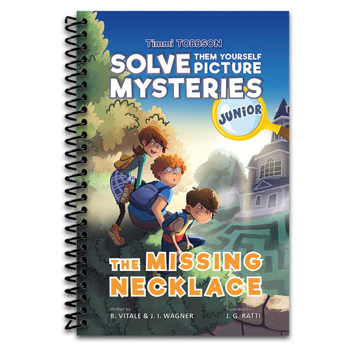 The Missing Necklace: A Timmi Tobbson Junior (6-8) Book for Kids (Solve-Them-Yourself Mysteries Book for Girls and Boys age 6-8) (cover may vary) (Spiral bound) Happy Coil spiral bound book