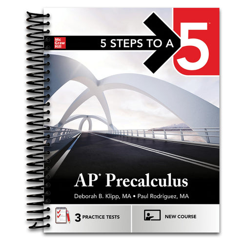 5 Steps to a 5: AP Precalculus 2026: Practice AP Tests + AP Content Review + Digital Resources   (Spiral bound)