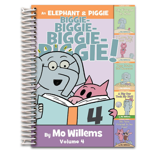 An Elephant & Piggie Biggie! Volume 4 (An Elephant and Piggie Book) (Spiral bound) Happy Coil spiral bound book