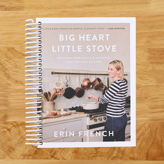 Big Heart Little Stove: Bringing Home Meals & Moments from The Lost Kitchen (Spiral bound) Happy Coil spiral bound book