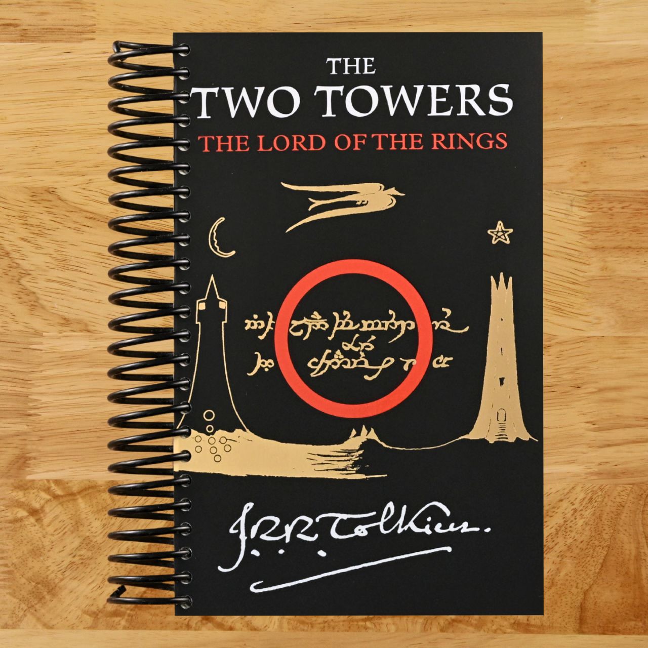 The Two Towers: Being the Second Part of The Lord of the Rings: A Special Collector's Edition of the Epic Masterpiece. A Must-Have for Any Tolkien Reader's Library (Spiral bound) Happy Coil spiral bound book