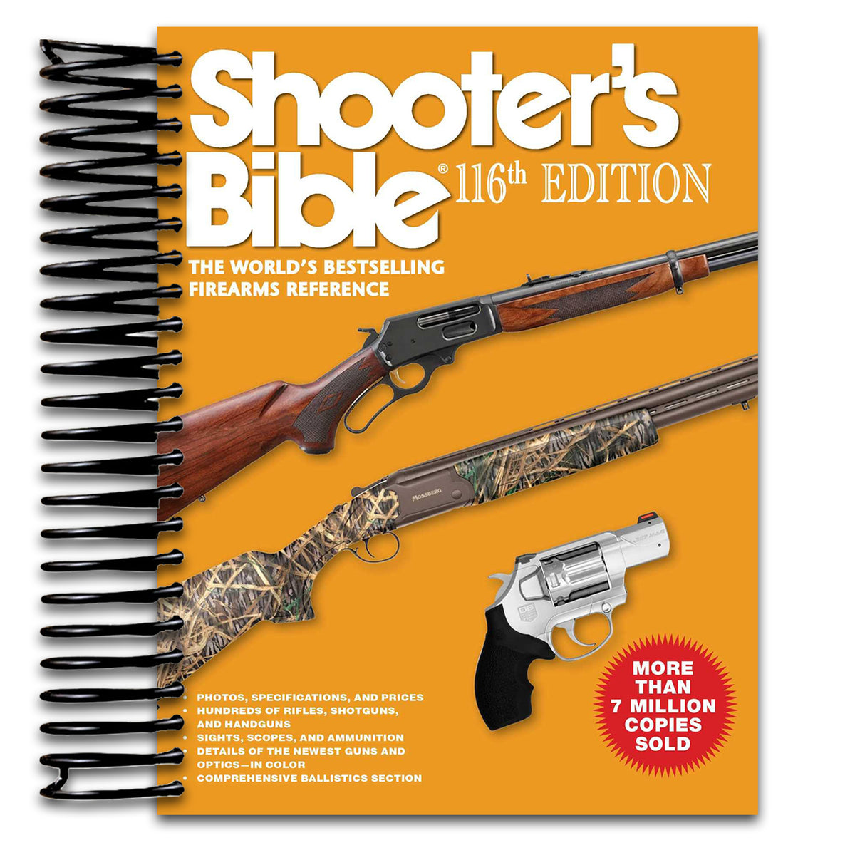 Shooter's Bible 116th Edition: The World's Bestselling Firearms Reference (Spiral bound) Happy Coil spiral bound book