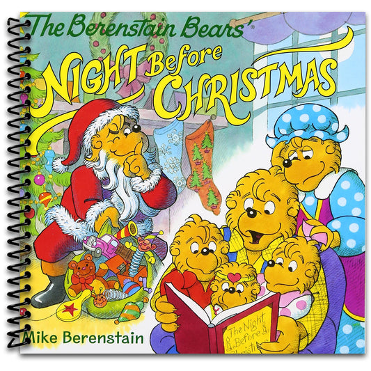 The Berenstain Bears' Night Before Christmas: A Christmas Holiday Book for Kids   (Spiral bound)