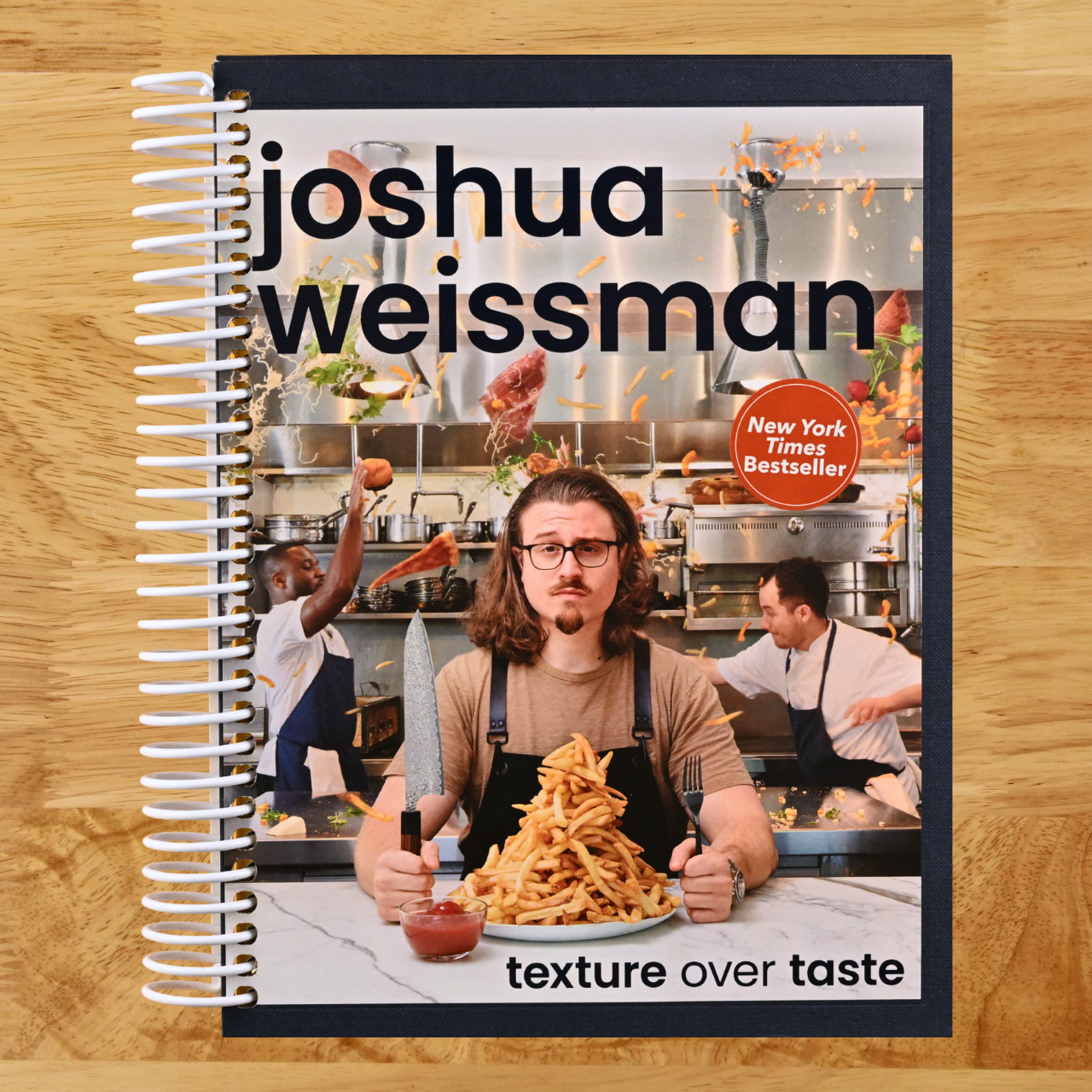 Joshua Weissman: Texture Over Taste (Spiral bound) Happy Coil spiral bound book
