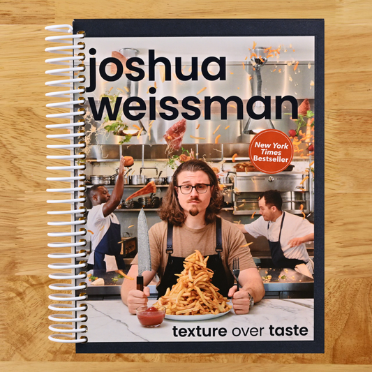 Joshua Weissman: Texture Over Taste (Spiral bound) Happy Coil spiral bound book