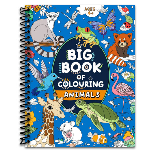 Big Book of Colouring: Animals: For Children Ages 4+ (Big Books of Colouring (Ages 4+))   (Spiral bound)