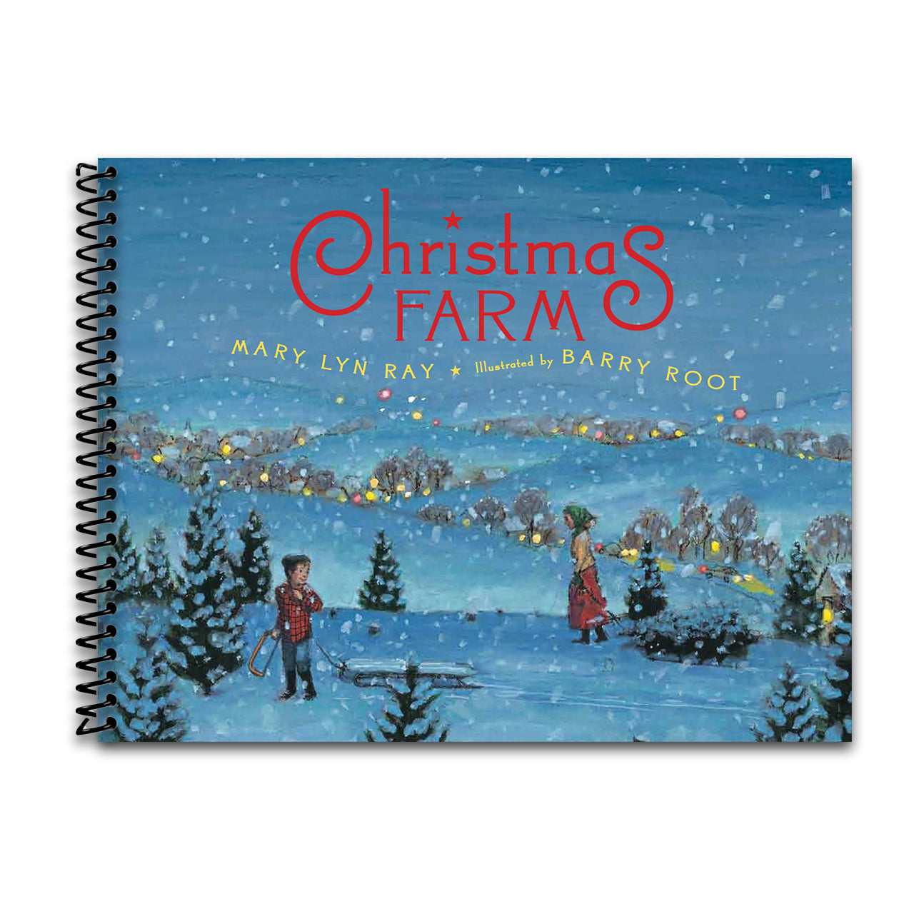 Christmas Farm: A Christmas Holiday Book for Kids (Spiral bound) Happy Coil spiral bound book
