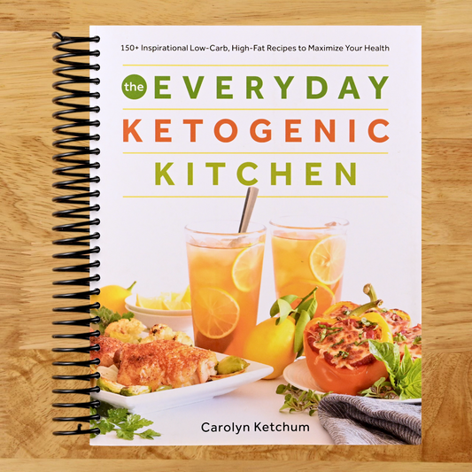The Everyday Ketogenic Kitchen: 150+ Inspirational Low-Carb, High-Fat Recipes to Maximize Your Health (Spiral bound) Happy Coil spiral bound book
