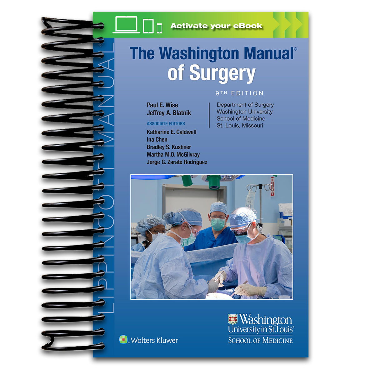 The Washington Manual of Surgery (Spiral bound) Happy Coil spiral bound book