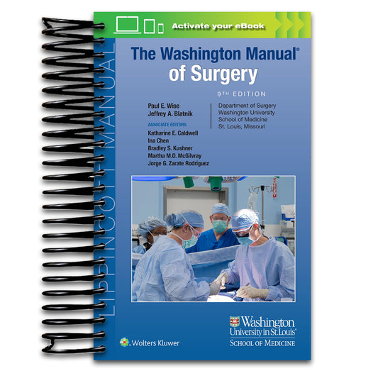 The Washington Manual of Surgery (Spiral bound) Happy Coil spiral bound book