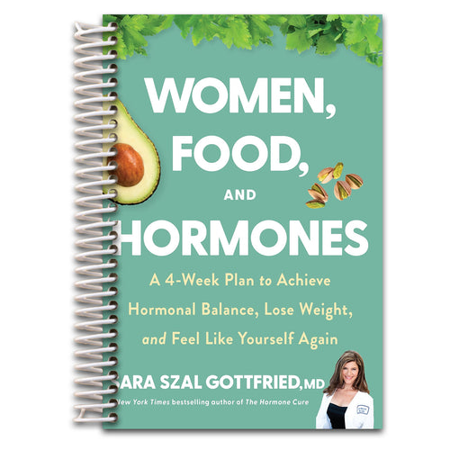 Women, Food, And Hormones: A 4-Week Plan to Achieve Hormonal Balance, Lose Weight, and Feel Like Yourself Again (Spiral bound) Happy Coil spiral bound book