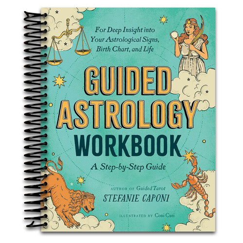 Guided Astrology Workbook: A Step-by-Step Guide for Deep Insight into Your Astrological Signs, Birth Chart, and Life (Guided Metaphysical Readings) (Spiral bound) Happy Coil spiral bound book