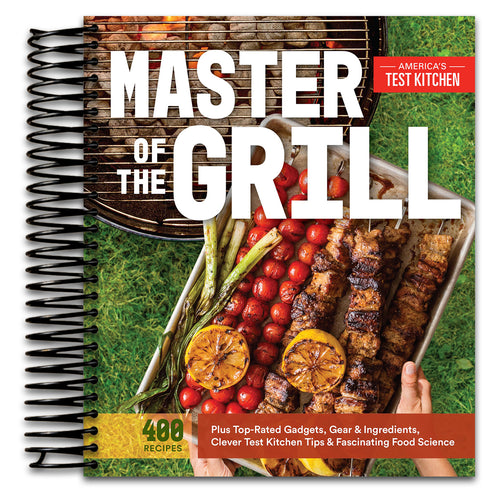 Master of the Grill: Foolproof Recipes, Top-Rated Gadgets, Gear, & Ingredients Plus Clever Test Kitchen Tips & Fascinating Food Science (Spiral bound) Happy Coil spiral bound book