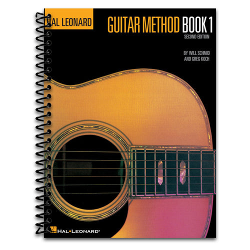 Guitar Method Book 1 by Will Schmid and Greg Koch | Hal Leonard Beginner Guitar Lesson Book for Acoustic and Electric Guitar | Step-by-Step Guitar Instruction with Chords Songs and Exercises   (Spiral bound)