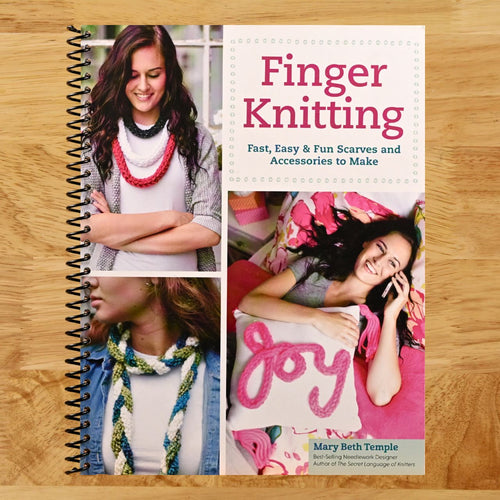 Finger Knitting: Fast, Easy & Fun Scarves and Accessories to Make (Design Originals) Beginner-Friendly Projects for Kids and Adults, No Needles Required - Step-by-Step Jewelry, Home Decor, and Gifts (Spiral bound) Happy Coil spiral bound book