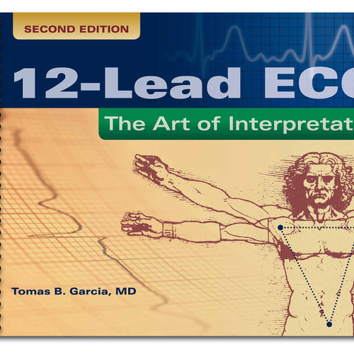 12-Lead ECG: The Art of Interpretation: . (Garcia, Introduction to 12-Lead ECG) (Spiral bound) Happy Coil spiral bound book