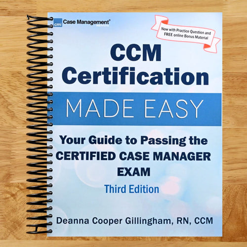 CCM Certification Made Easy: Your Guide to Passing the Certified Case Manager Exam (Spiral bound) Happy Coil spiral bound book