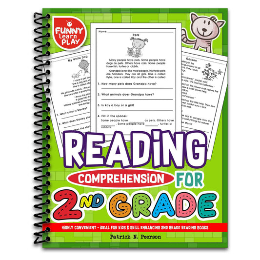 Reading Comprehension Grade 2: Highly Convenient - Ideal for Kids & Skill Enhancing 2nd Grade Reading Books (Reading Comprehension Grade 1, 2, 3 Series)