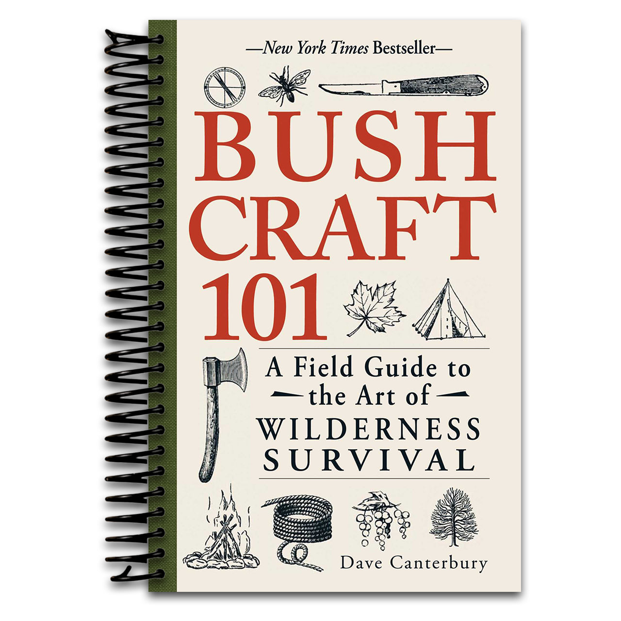 Bushcraft 101: A Field Guide to the Art of Wilderness Survival (Bushcraft Survival Skills Series)   (Spiral bound)